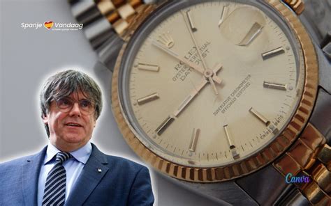 puigdemont rolex|Puigdemont white car.